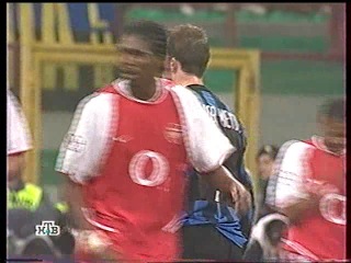 inter - arsenal (match review) champions league 2003/04 - 1 round, 5 rounds.