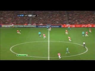 champions league 2010-2011 / 1/8 final first match / arsenal-barcelona cool second half, super game, arshavin is beautiful