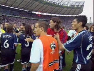 the grand final of the world cup 2006. documentary. italy - france.